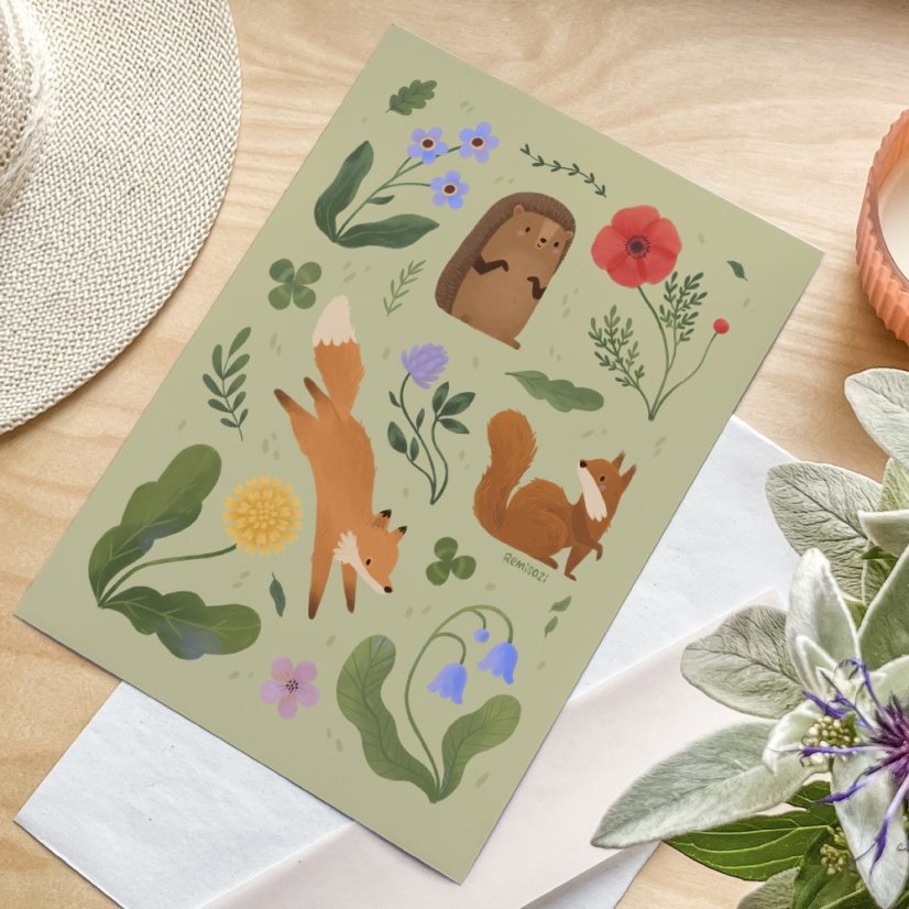 ilustrace —  Ježek A4