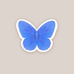 nálepka — Modrásek