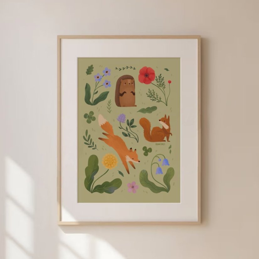 ilustrace —  Ježek A4