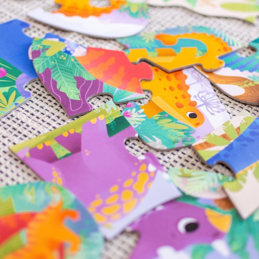 Véééliké puzzle — Dinosauři