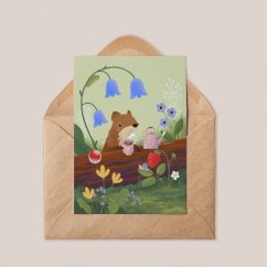 Přáníčko — lasička