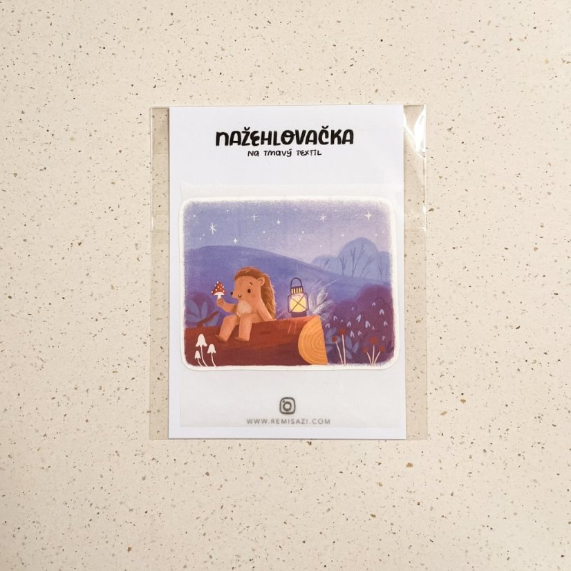 nažehlovačka - Motiv: Ježek