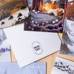 Přáníčko — na rybníce