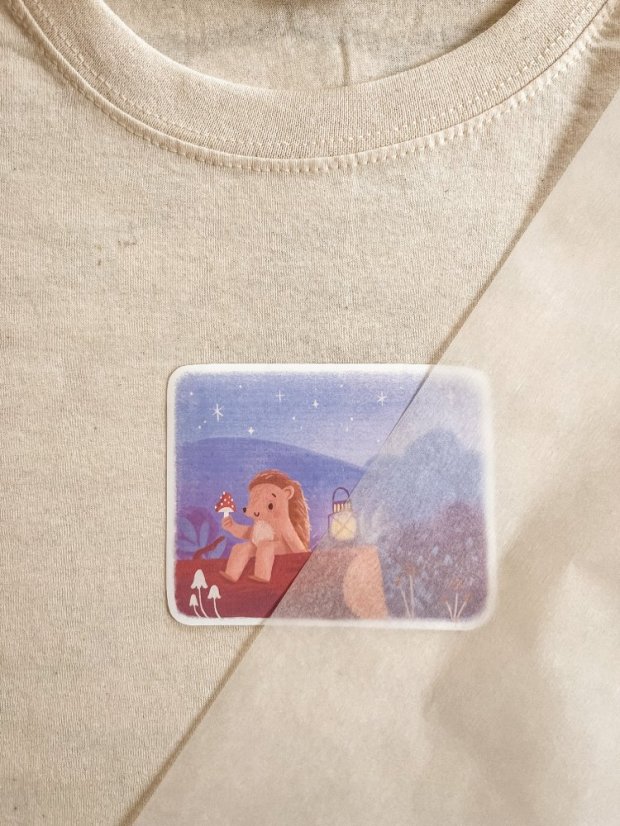 nažehlovačka - Motiv: Chaloupka