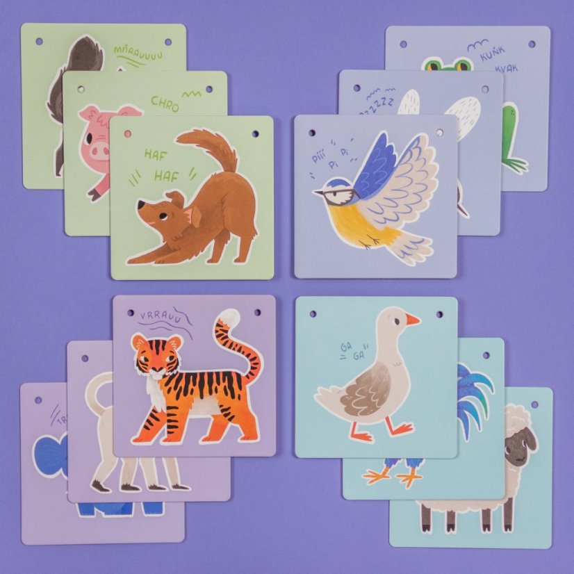 Véééliké puzzle lotto — První karty