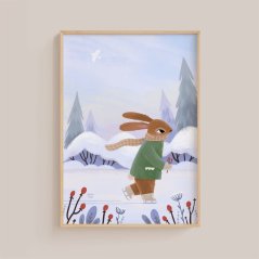ilustrace A4 — Zajíček