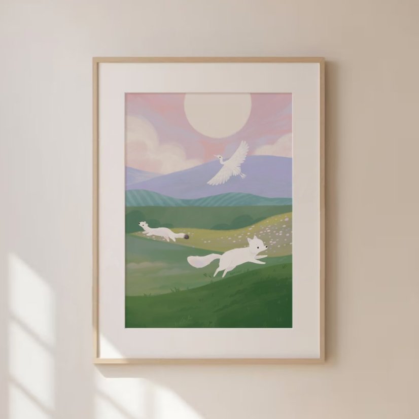 ilustrace —  Jeřáb A4