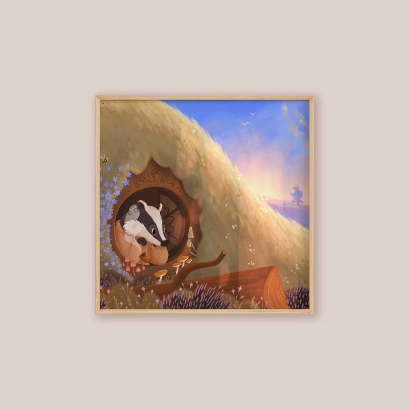 ilustrace — Děda mrzout 21x21