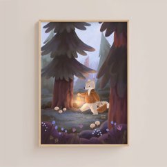 ilustrace — Na houbách A4