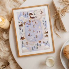 ilustrace A4 —  Na rybníce