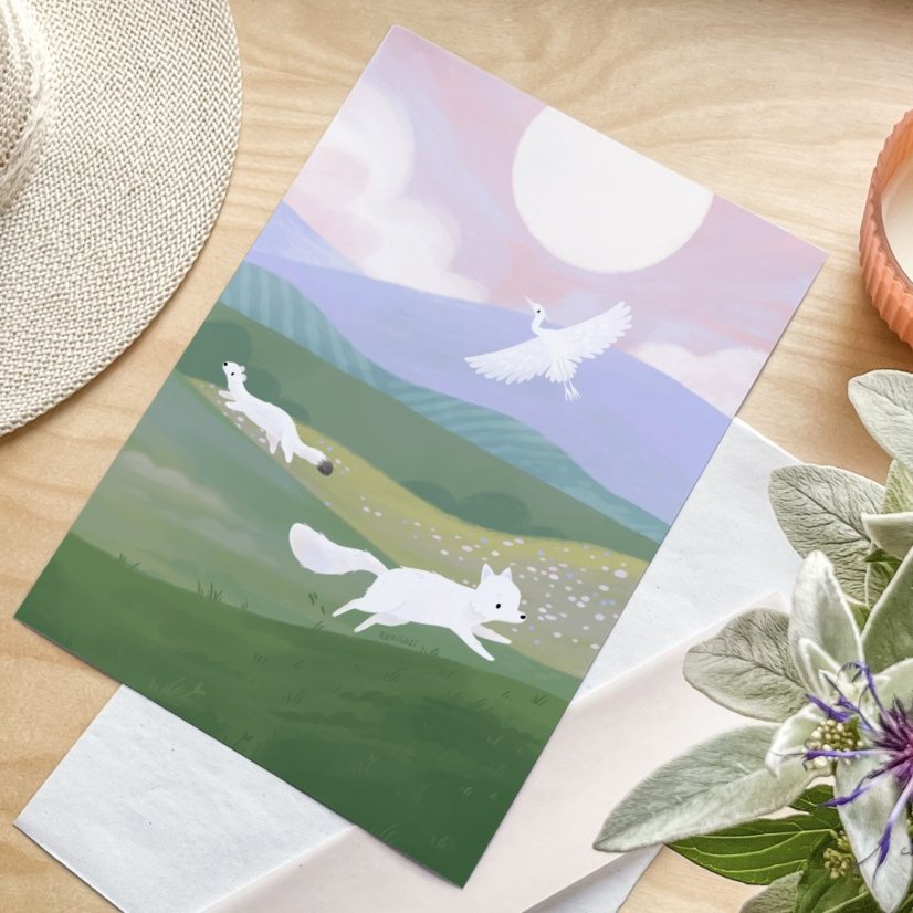 ilustrace —  Jeřáb A4