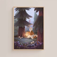 ilustrace — Na houbách A4