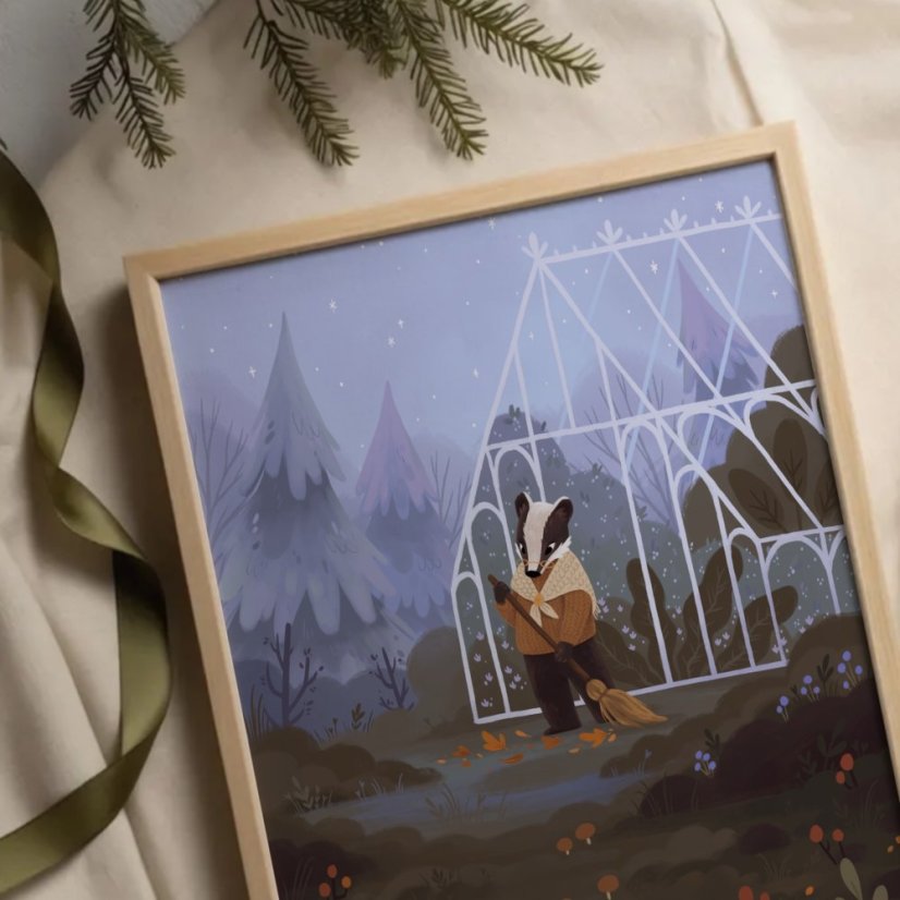 ilustrace — Podzimní úklid A4