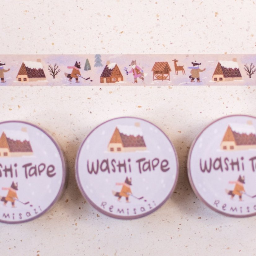 washi páska — sada 4