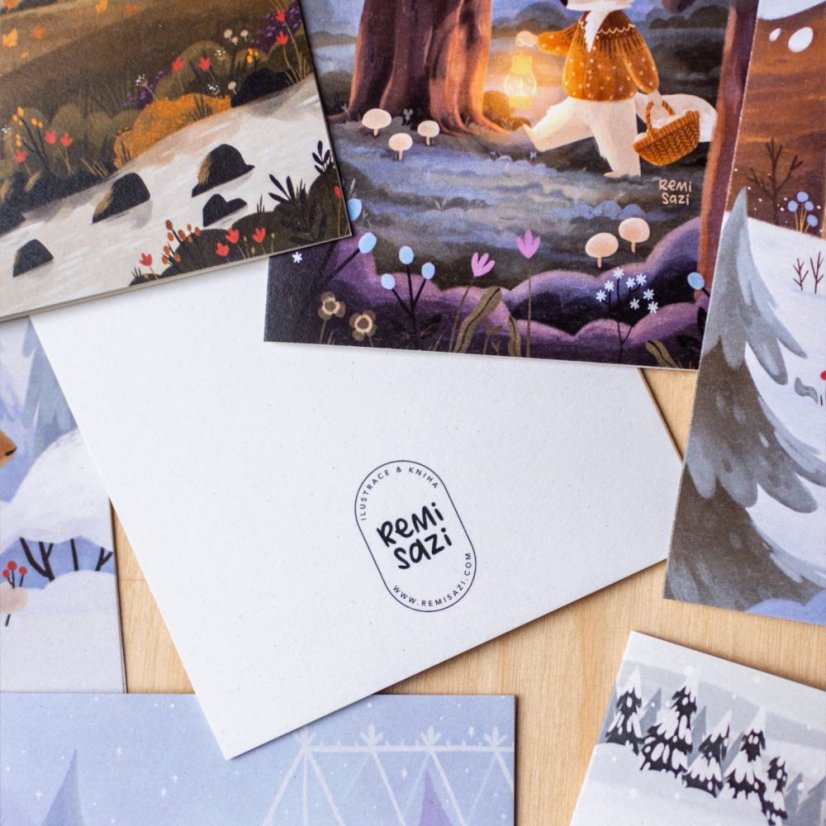 Přáníčko — na houbách