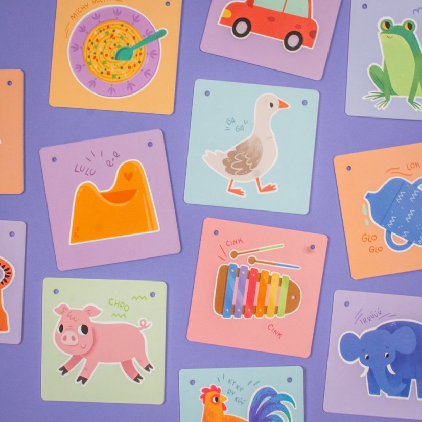 Véééliké puzzle lotto — První karty