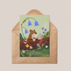 Přáníčko — lasička