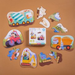 Véééliká puzzle — Stavební stroje