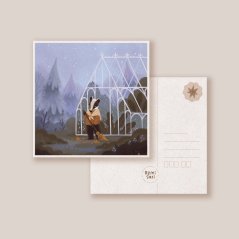 pohlednice — Podzimní úklid
