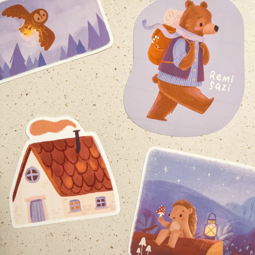 nažehlovačka - Motiv: Chaloupka